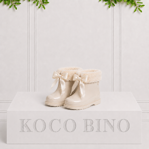 Lilly Gumboots - Cream