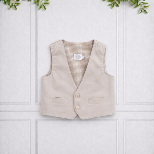 Dean Waistcoat - Stone