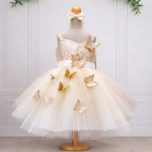 Sweetheart Dress - Gold