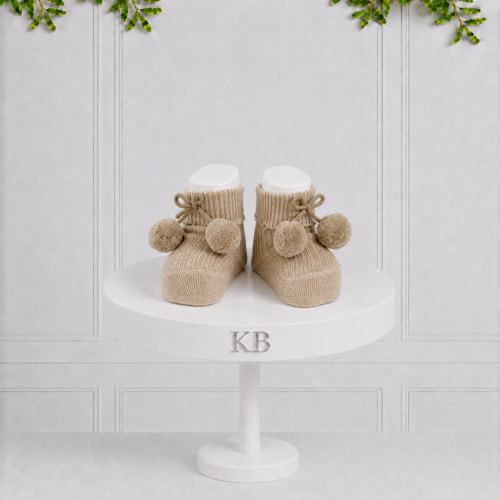 Jamie Baby Socks - Stone
