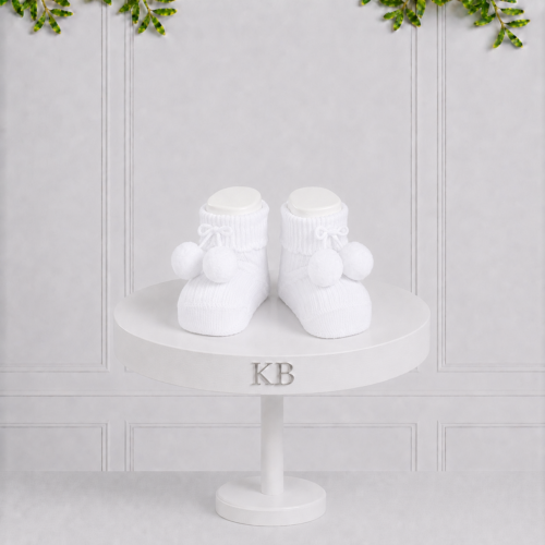 Jamie Baby Socks - White