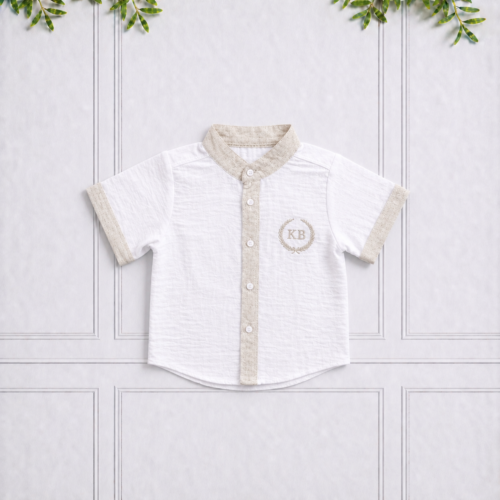 Archie Linen Shirt - Stone