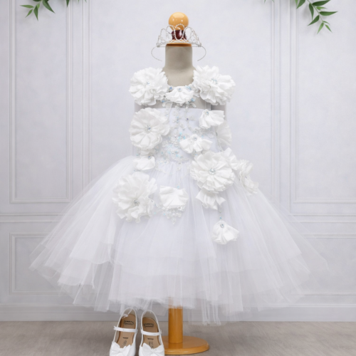 Blossom Dress - White