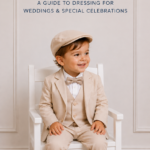 Young boy wearing smart boys occasion wear with tailored shorts and shirt