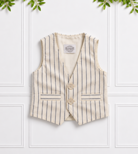 Steve Waistcoat – Stone Stripe
